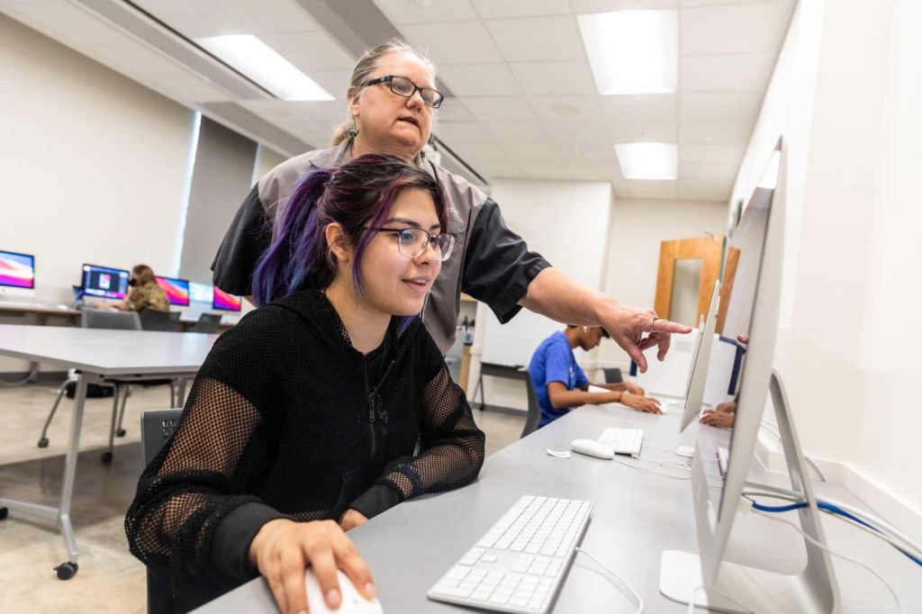 ACC VisComm class on Monday, June 20, 2022, at the Highland Campus.